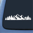 1PC Forest Snow Mountain Appearance Car Stickers