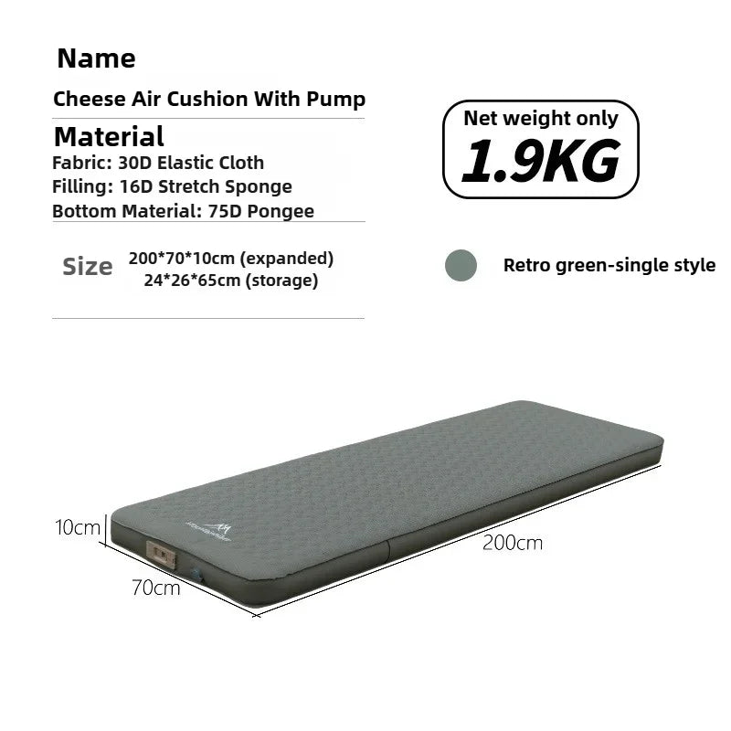 MOUNTAINHIKER Self-Inflating Camping Mattress – Single & Double