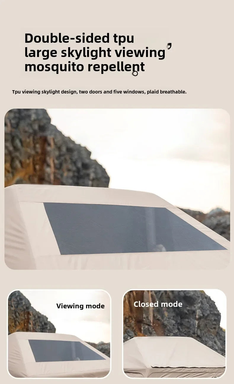 MOUNTAINHIKER Outdoor Camping Tent – Manual Inflation