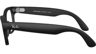 RAYBAN META 601SSB  -  MATTE BLACK / CLEAR 54