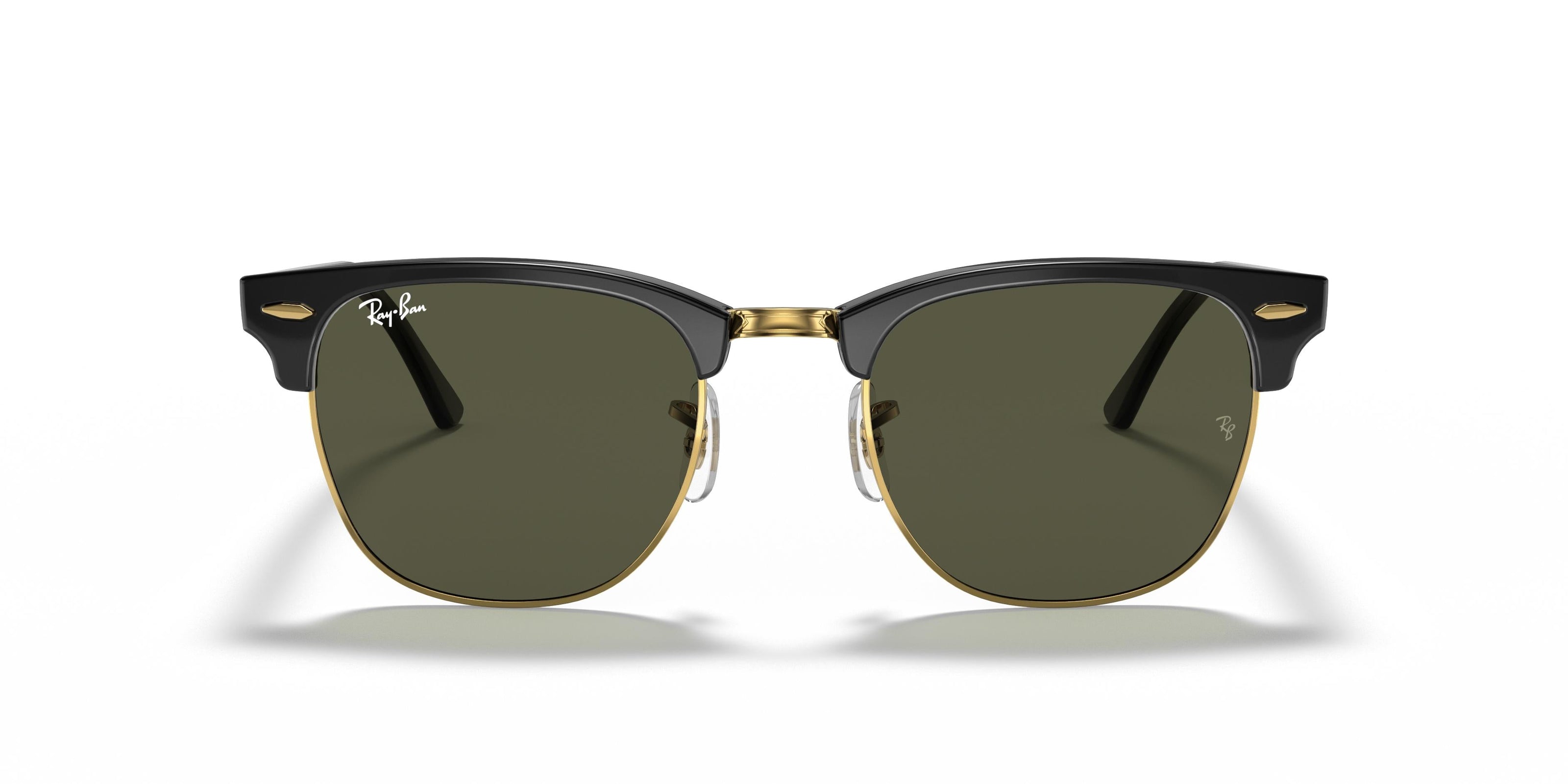 RAYBAN CLUBMASTER 0RB3016 BLACK ON ARISTA W0365 51