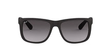 RAYBAN JUSTIN 0RB4165 RUBBER BLACK 601/8G 55