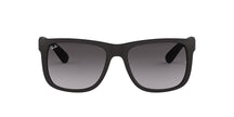 RAYBAN JUSTIN 0RB4165 RUBBER BLACK 601/8G 55