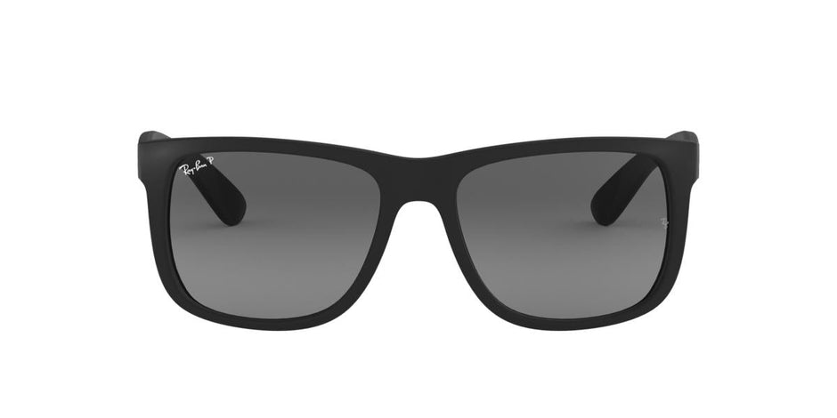 RAYBAN JUSTIN 0RB4165 RUBBER BLACK 622/T3 55