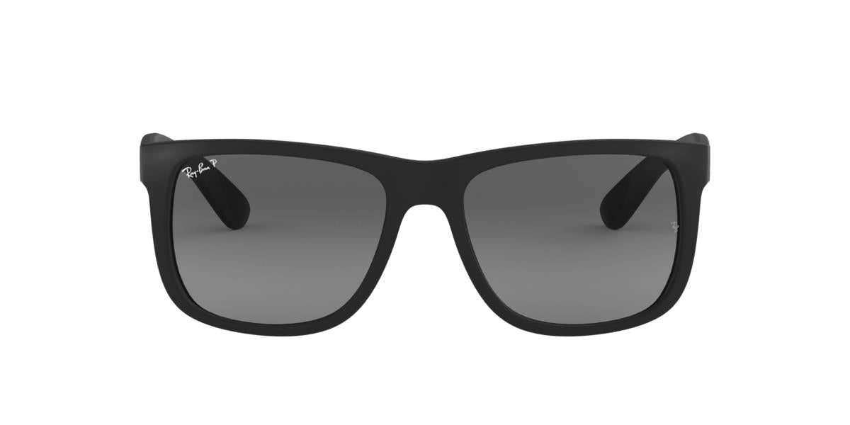 RAYBAN JUSTIN 0RB4165 RUBBER BLACK 622/T3 55