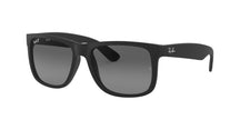 RAYBAN JUSTIN 0RB4165 RUBBER BLACK 622/T3 55