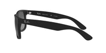 RAYBAN JUSTIN 0RB4165 RUBBER BLACK 622/T3 55