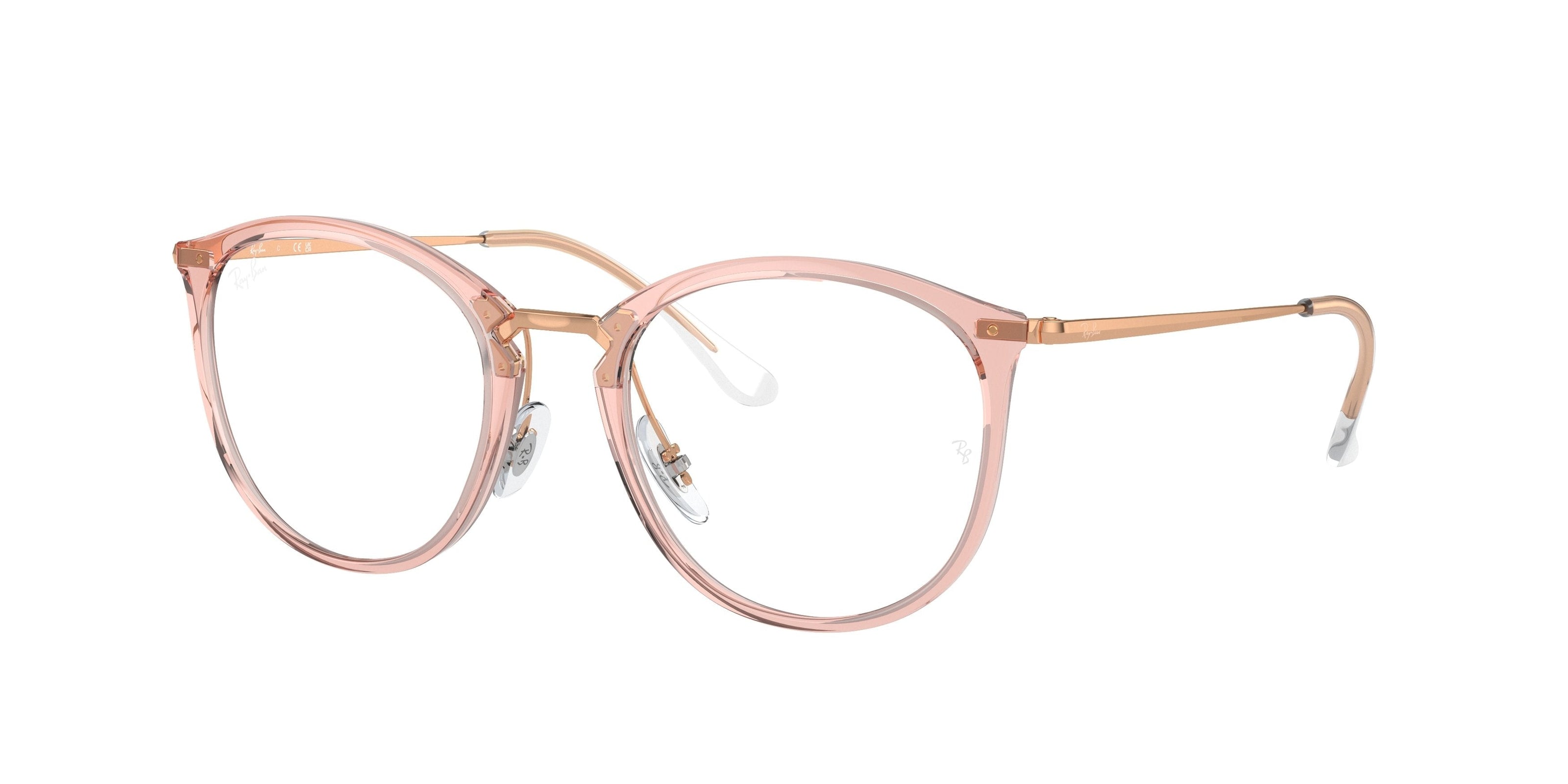 RAYBAN 0RX7140 TRANSPARENT PINK 8335 51